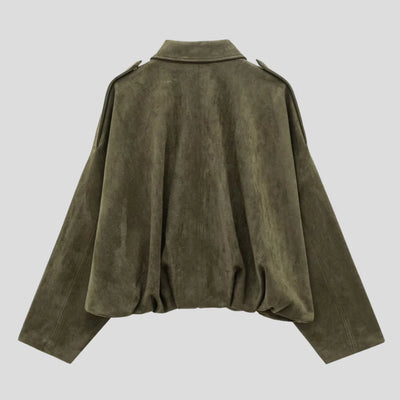 Mara elegant suede loose jacket