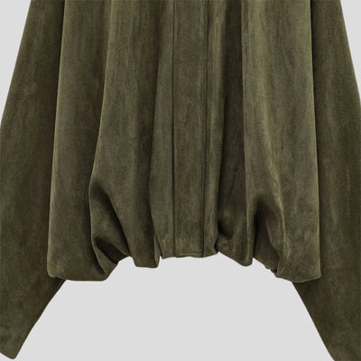 Mara elegant suede loose jacket